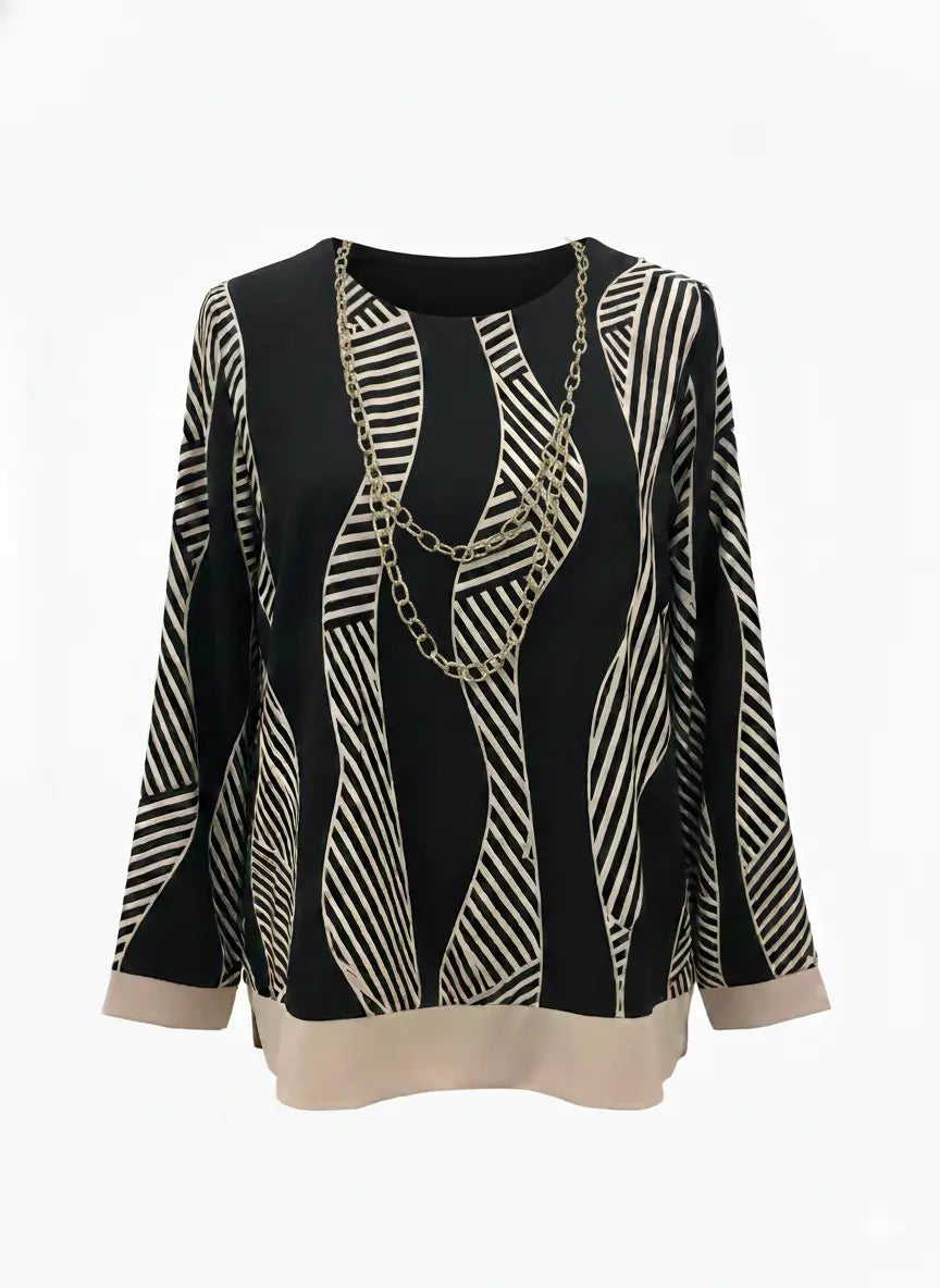 Blusa fantasia con accessorio DORABELLA PIU'