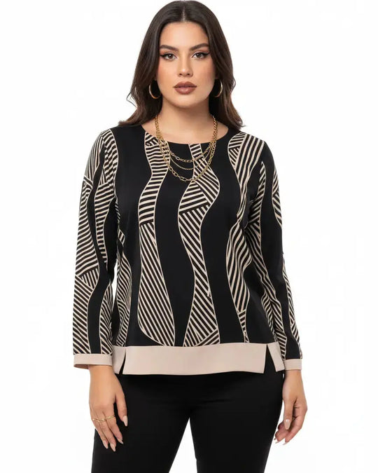 Blusa fantasia con accessorio DORABELLA PIU'