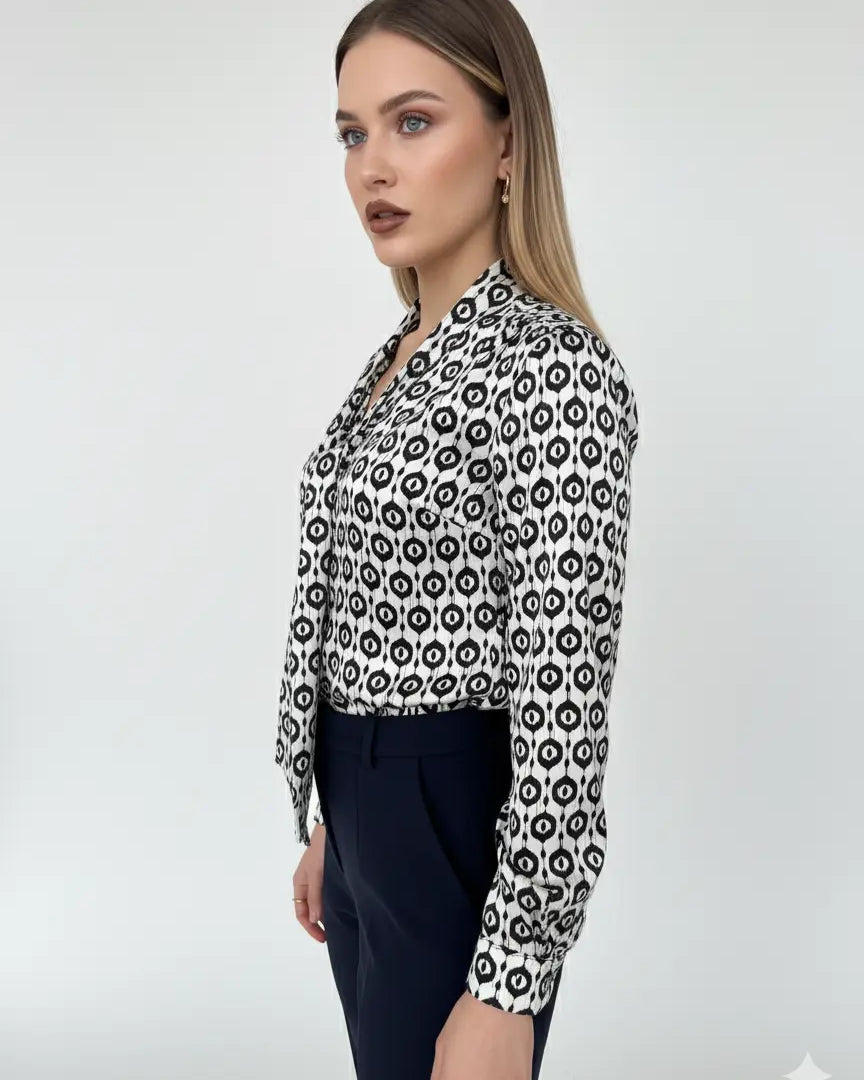 Blusa fantasia con fiocco DORABELLA