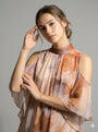 Blusa fantasia con spalle scoperte DORABELLA