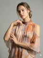 Blusa fantasia con spalle scoperte DORABELLA