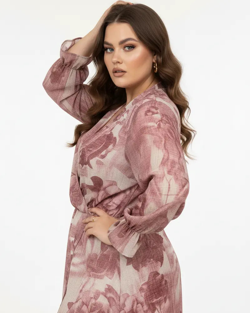 Blusa fantasia con taglio in vita DORABELLA PIU'