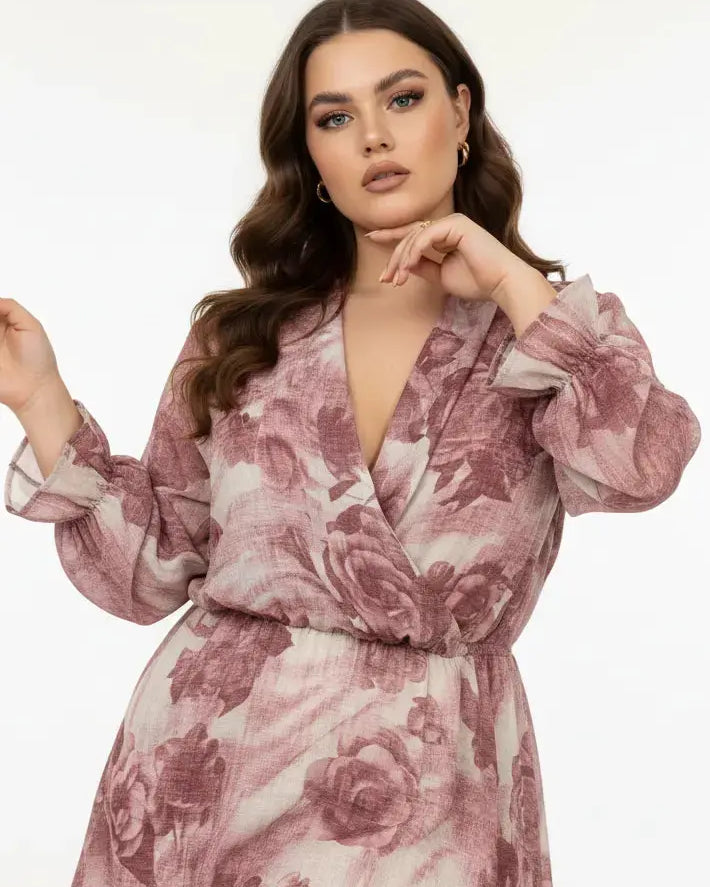 Blusa fantasia con taglio in vita DORABELLA PIU'