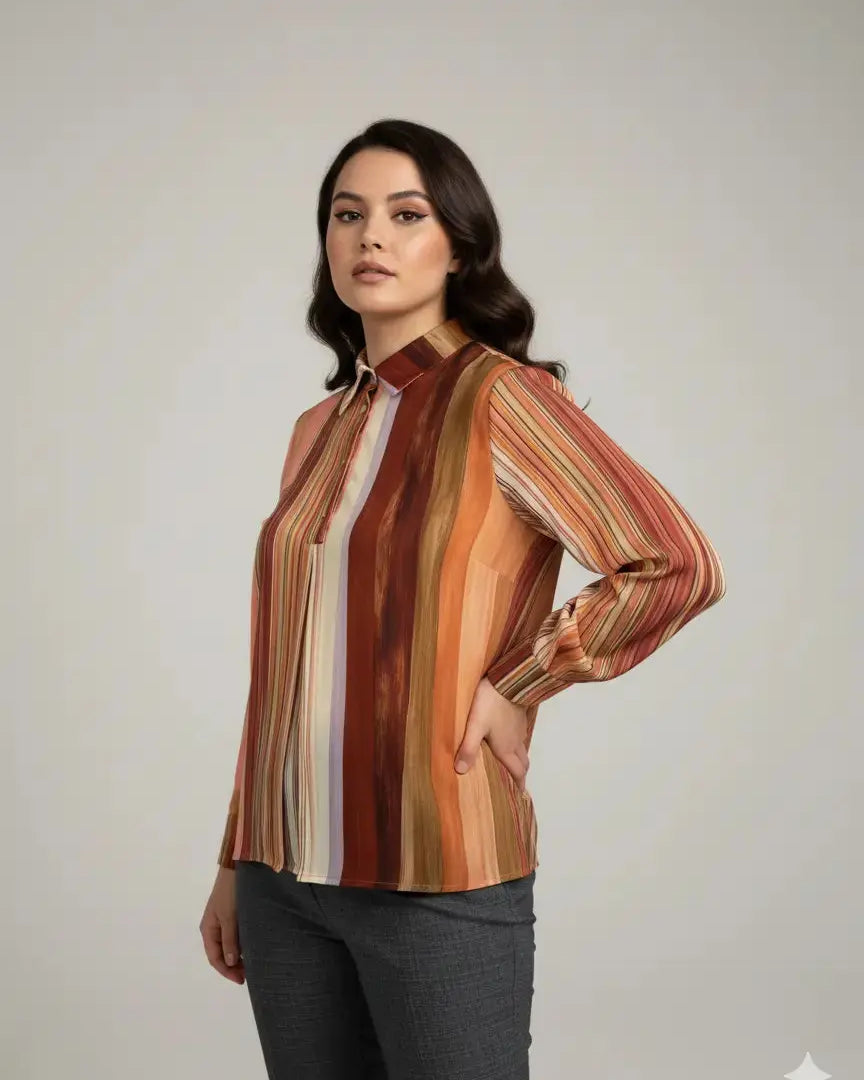 Blusa fantasia in doppia georgette DORABELLA PIU'