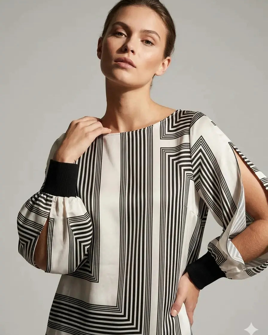 Blusa geometrica DORABELLA