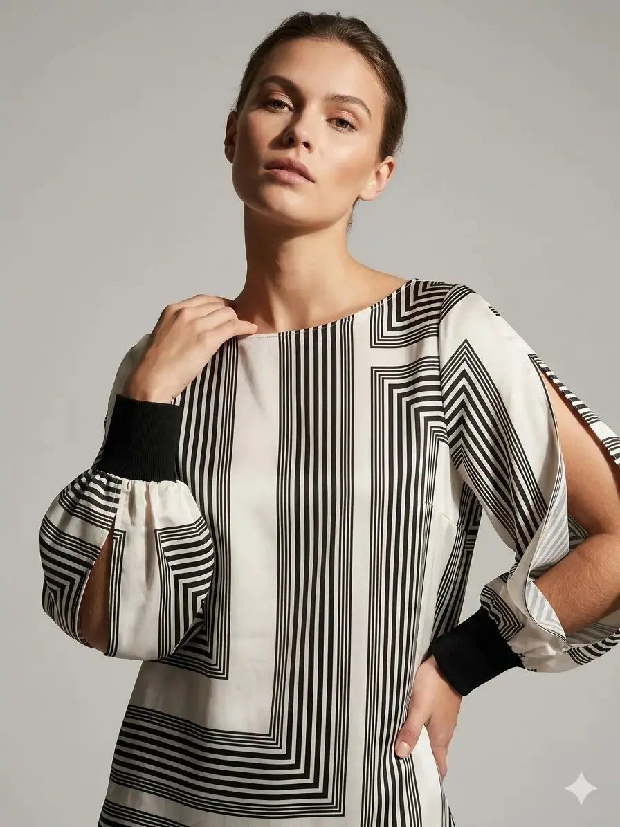 Blusa geometrica DORABELLA
