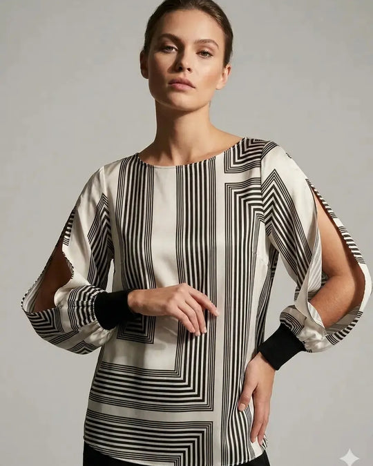 Blusa geometrica DORABELLA