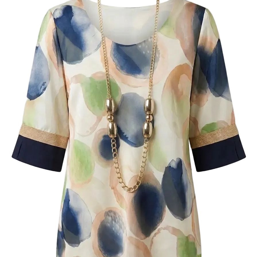 Blusa georgette fantasia DORABELLA