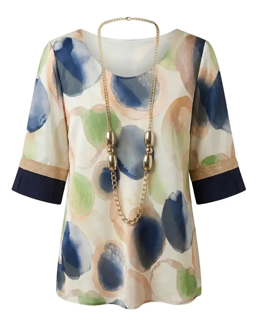 Blusa georgette fantasia DORABELLA