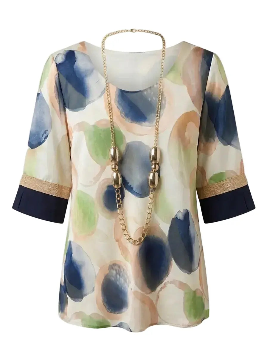 Blusa georgette fantasia DORABELLA