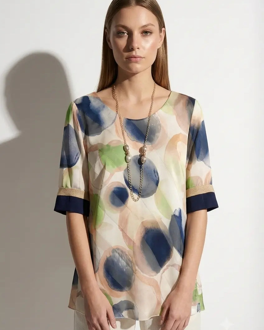Blusa georgette fantasia DORABELLA