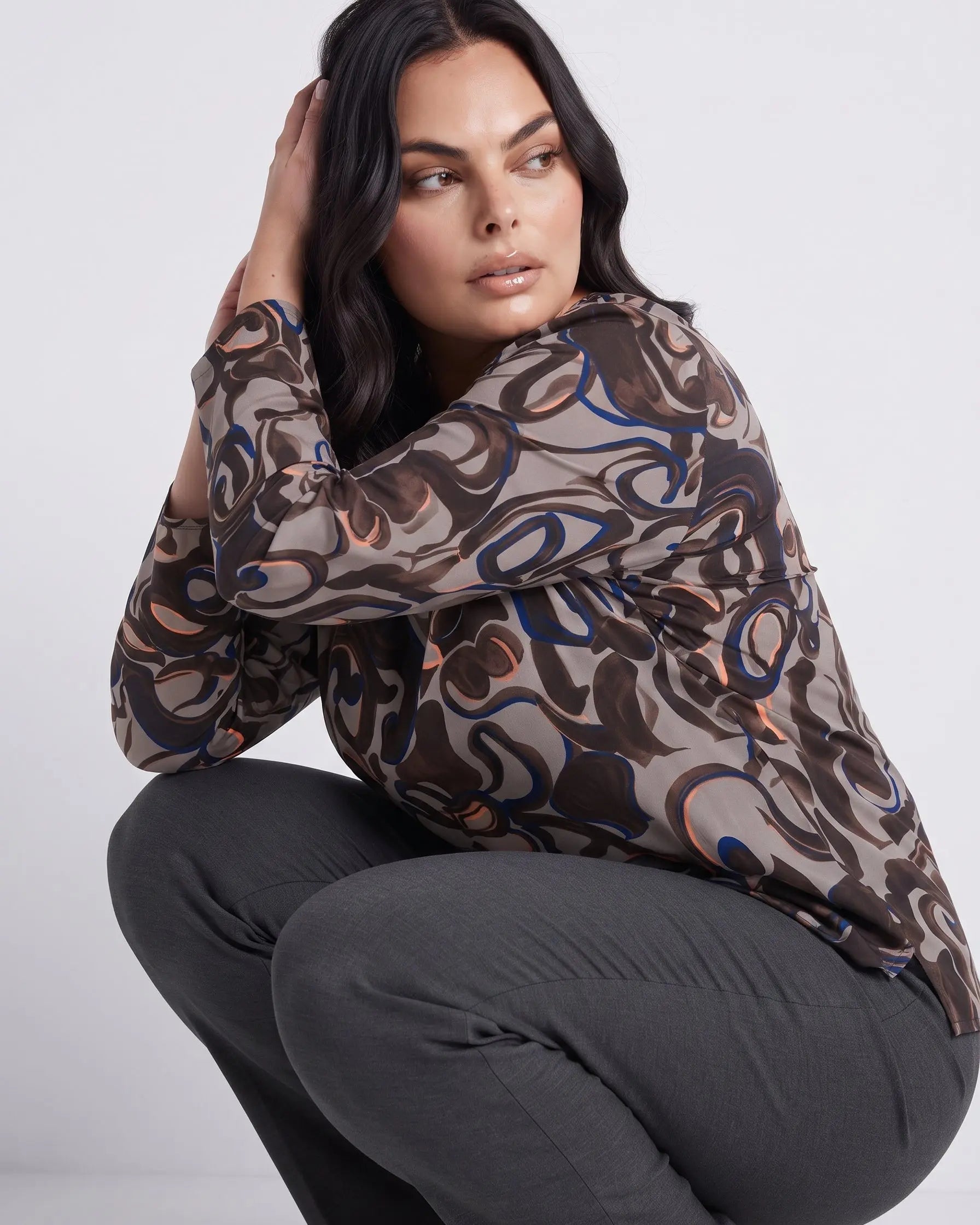 Blusa girocollo DORABELLA PIU'
