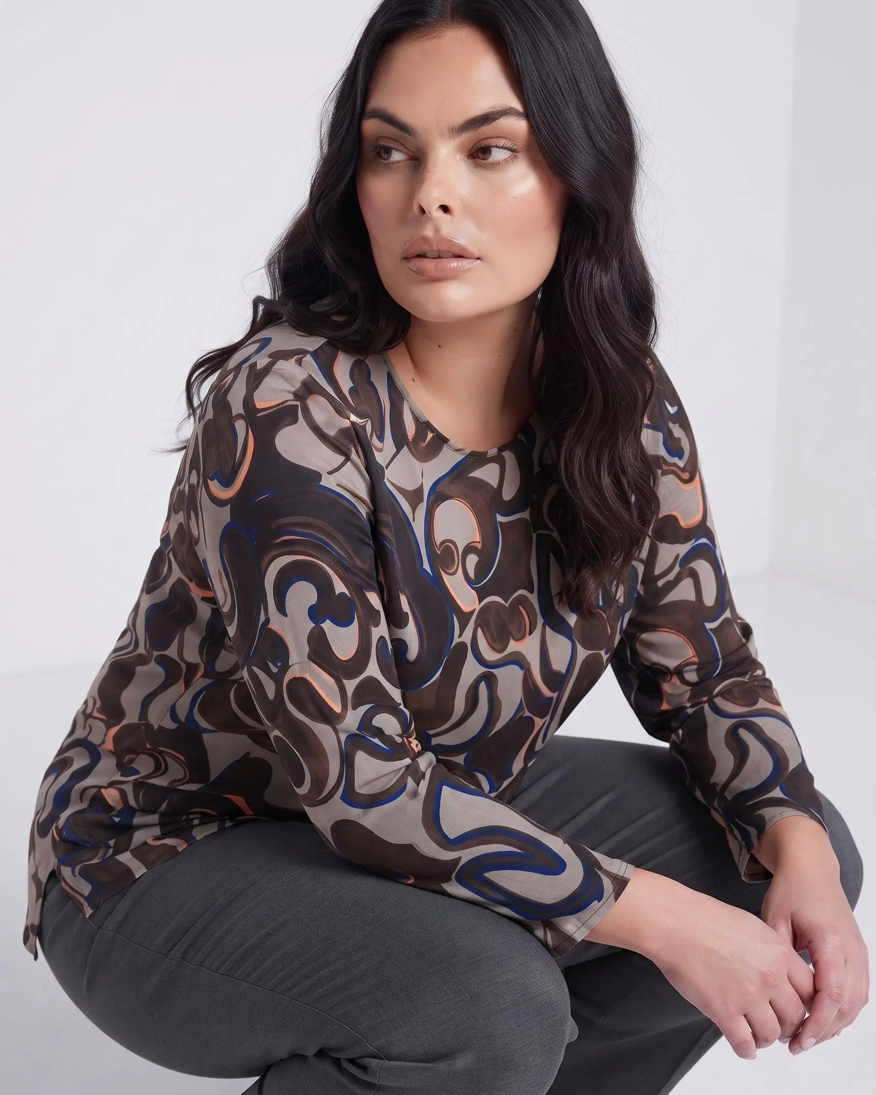 Blusa girocollo DORABELLA PIU'