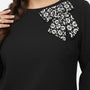 Blusa girocollo con fiocco fantasia DORABELLA PIU'