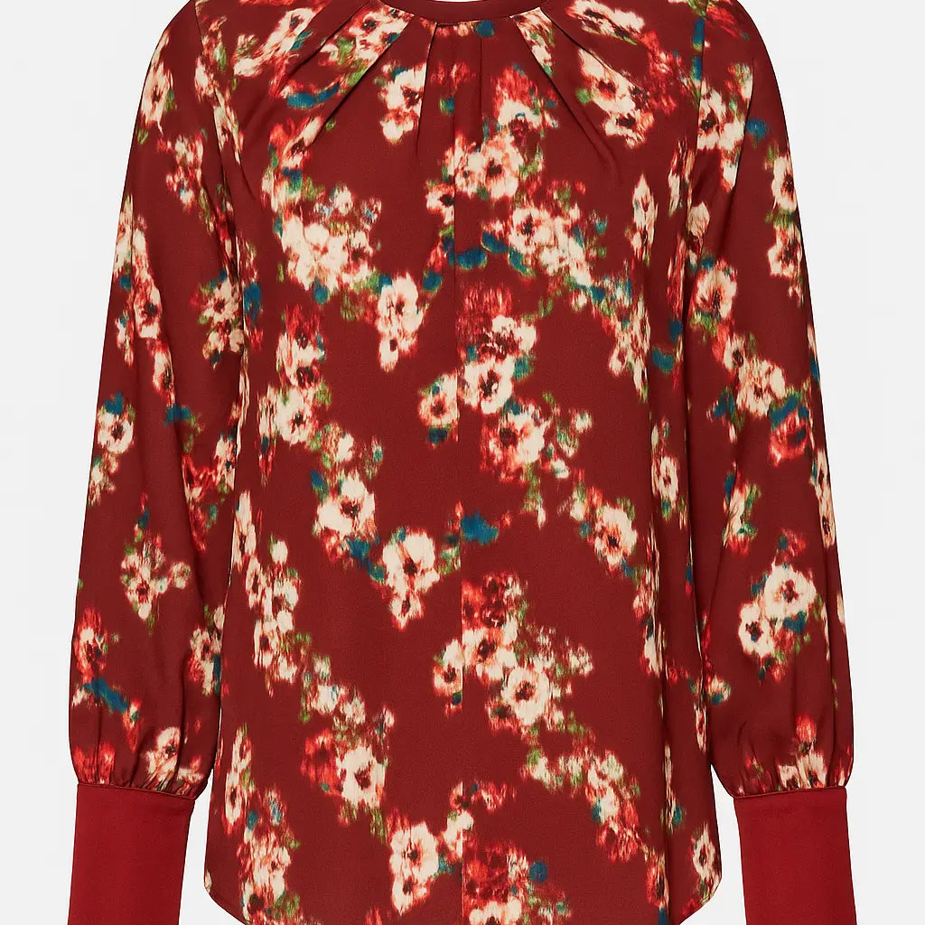 Blusa girocollo fantasia DORABELLA