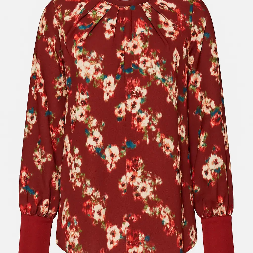 Blusa girocollo fantasia DORABELLA