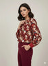 Blusa girocollo fantasia DORABELLA