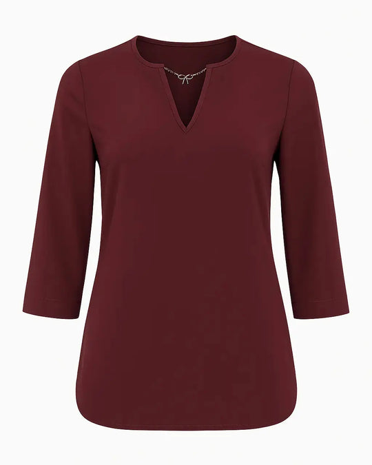 Blusa girocollo in georgette DORABELLA PIU'