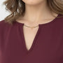 Blusa girocollo in georgette DORABELLA PIU'