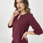 Blusa girocollo in georgette DORABELLA PIU'