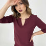 Blusa girocollo in georgette DORABELLA PIU'