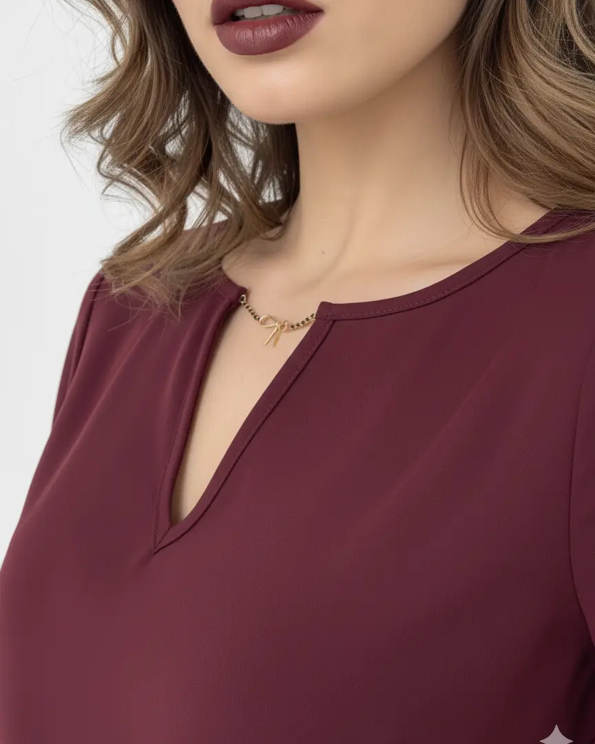 Blusa girocollo in georgette DORABELLA PIU'