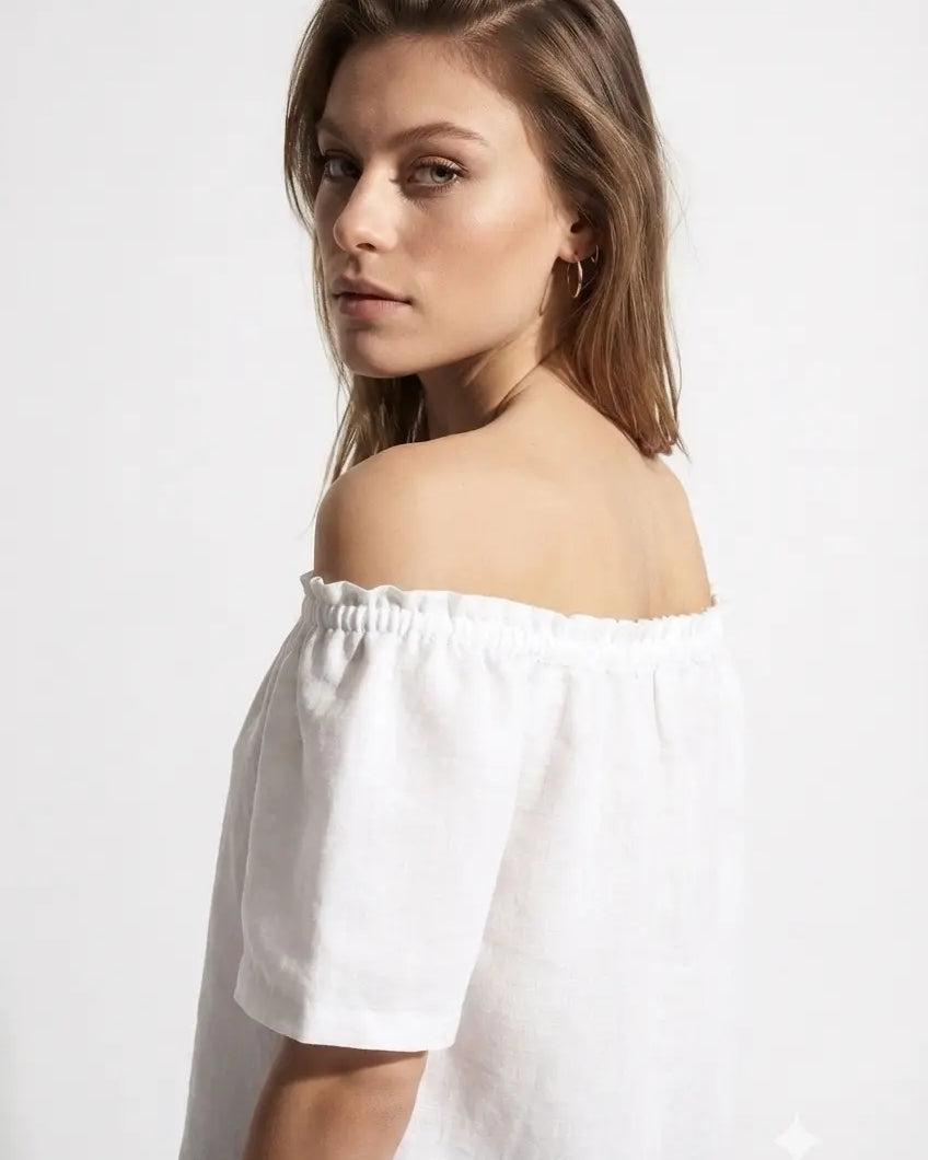 Blusa in Lino DORABELLA