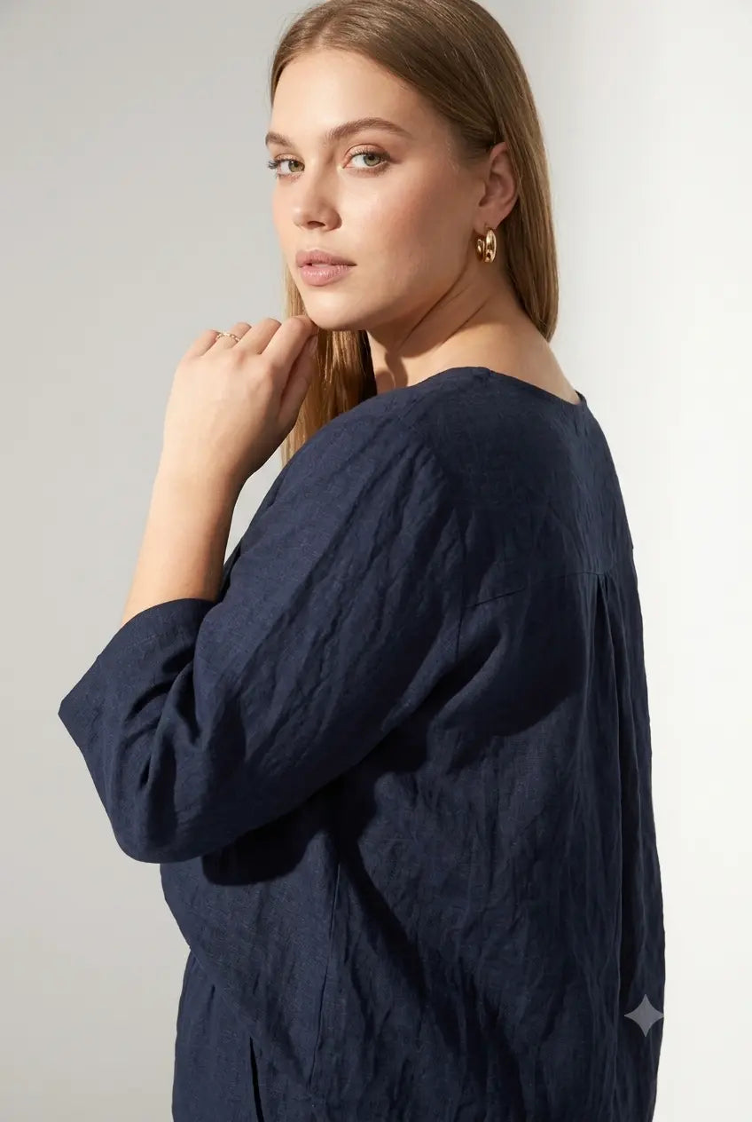 Blusa in Lino DORABELLA PIU'