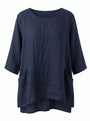 Blusa in Lino Utility-Chic DORABELLA PIU'