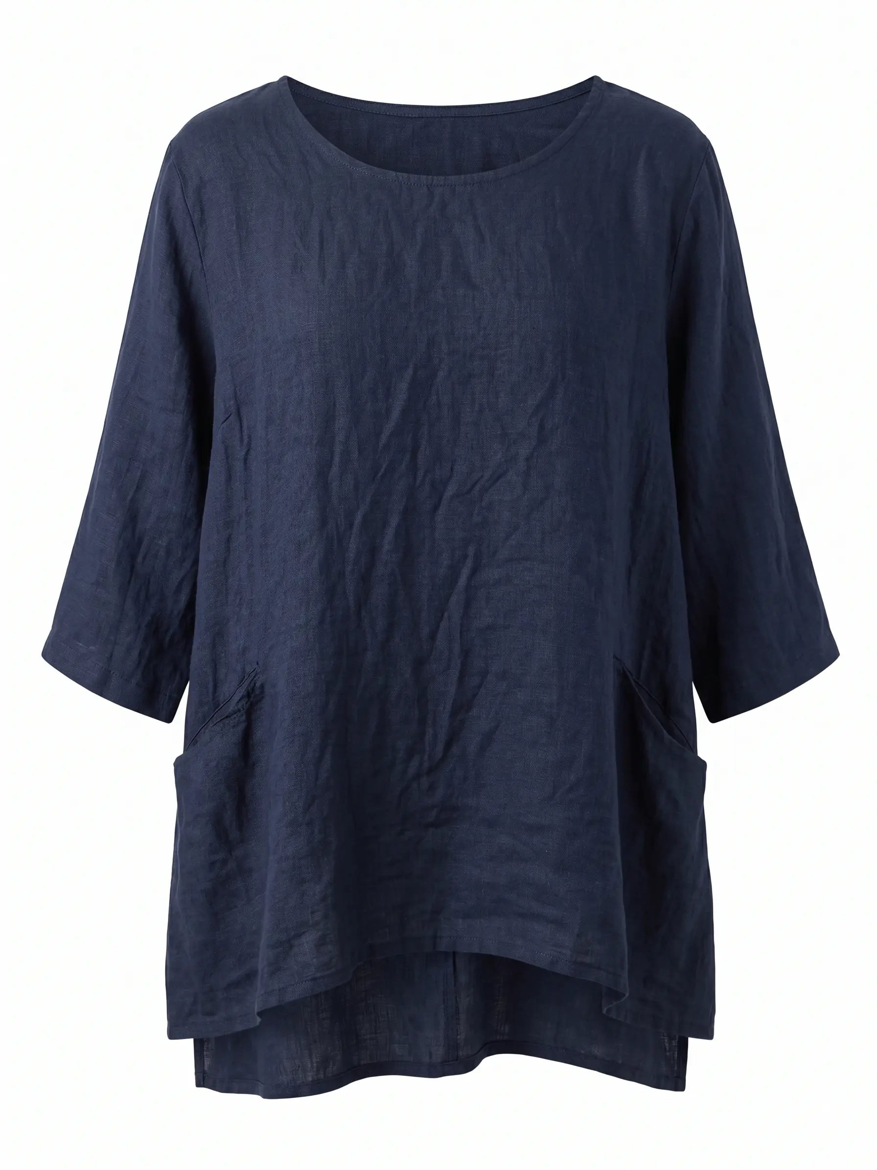 Blusa in Lino Utility-Chic DORABELLA PIU'