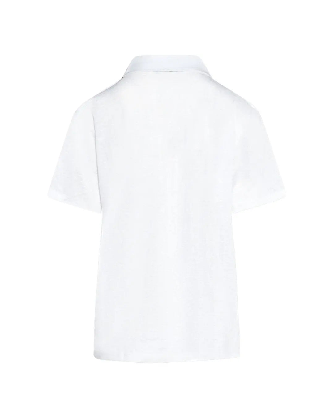 Blusa in lino con scollo a V WHITE DORABELLA
