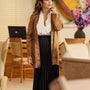 Blusa in raso a mezze maniche con scollo a V AVORIO DORABELLA