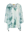 Blusa kimono con scollo a V a fantasia ALOE DORABELLA PIU'