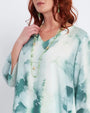 Blusa kimono con scollo a V a fantasia ALOE DORABELLA PIU'