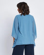 Blusa kimono con scollo a V e applicazioni POLVERE DORABELLA