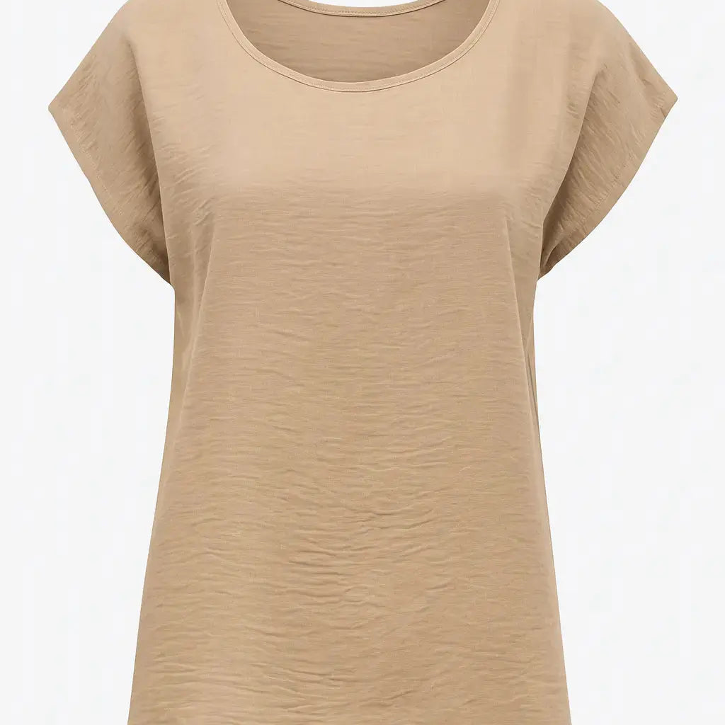 Blusa kimono tinta unita BEIGE DORABELLA