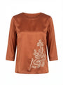 Blusa manica 3/4 con stampa DORABELLA