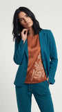Blusa manica 3/4 con stampa DORABELLA