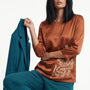 Blusa manica 3/4 con stampa DORABELLA