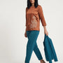 Blusa manica 3/4 con stampa DORABELLA