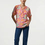 Blusa mezza manica con collo coreana DORABELLA