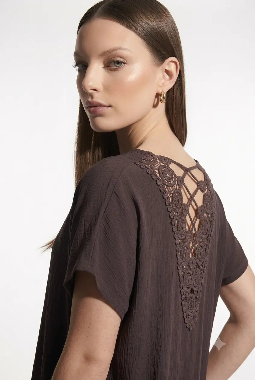 Blusa ricamo DORABELLA