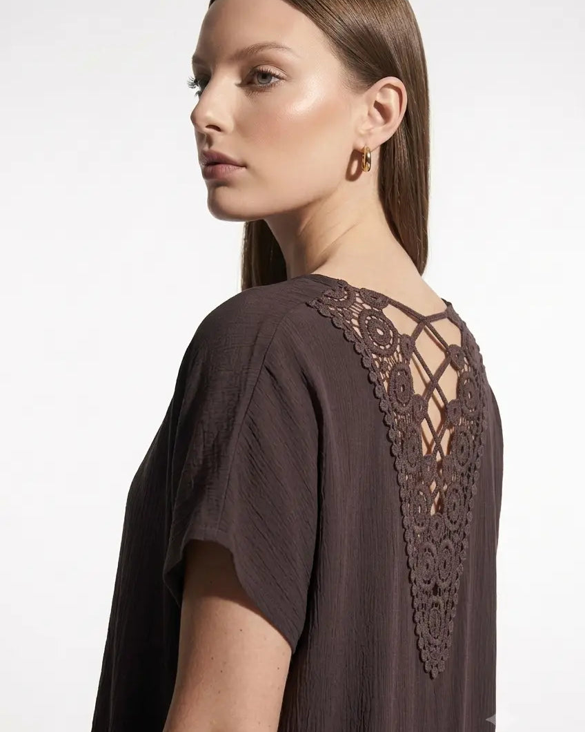 Blusa ricamo DORABELLA