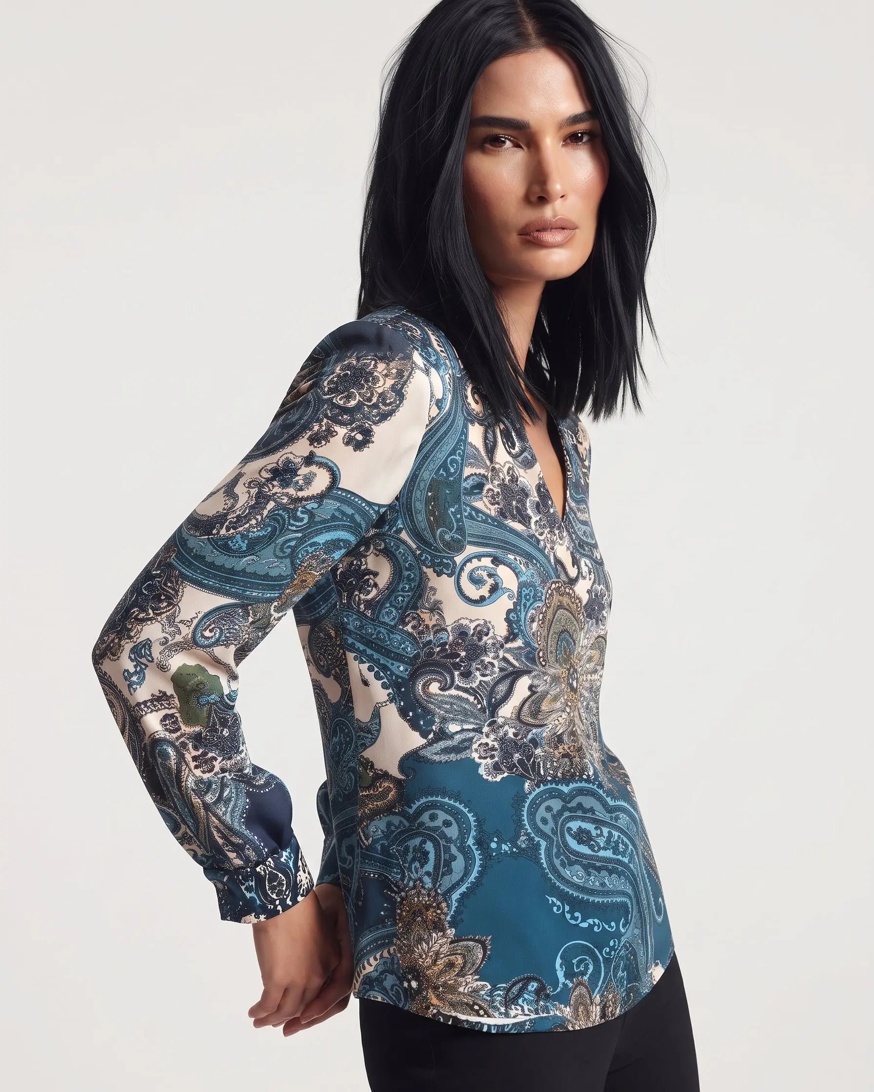 Blusa scollo a V DORABELLA