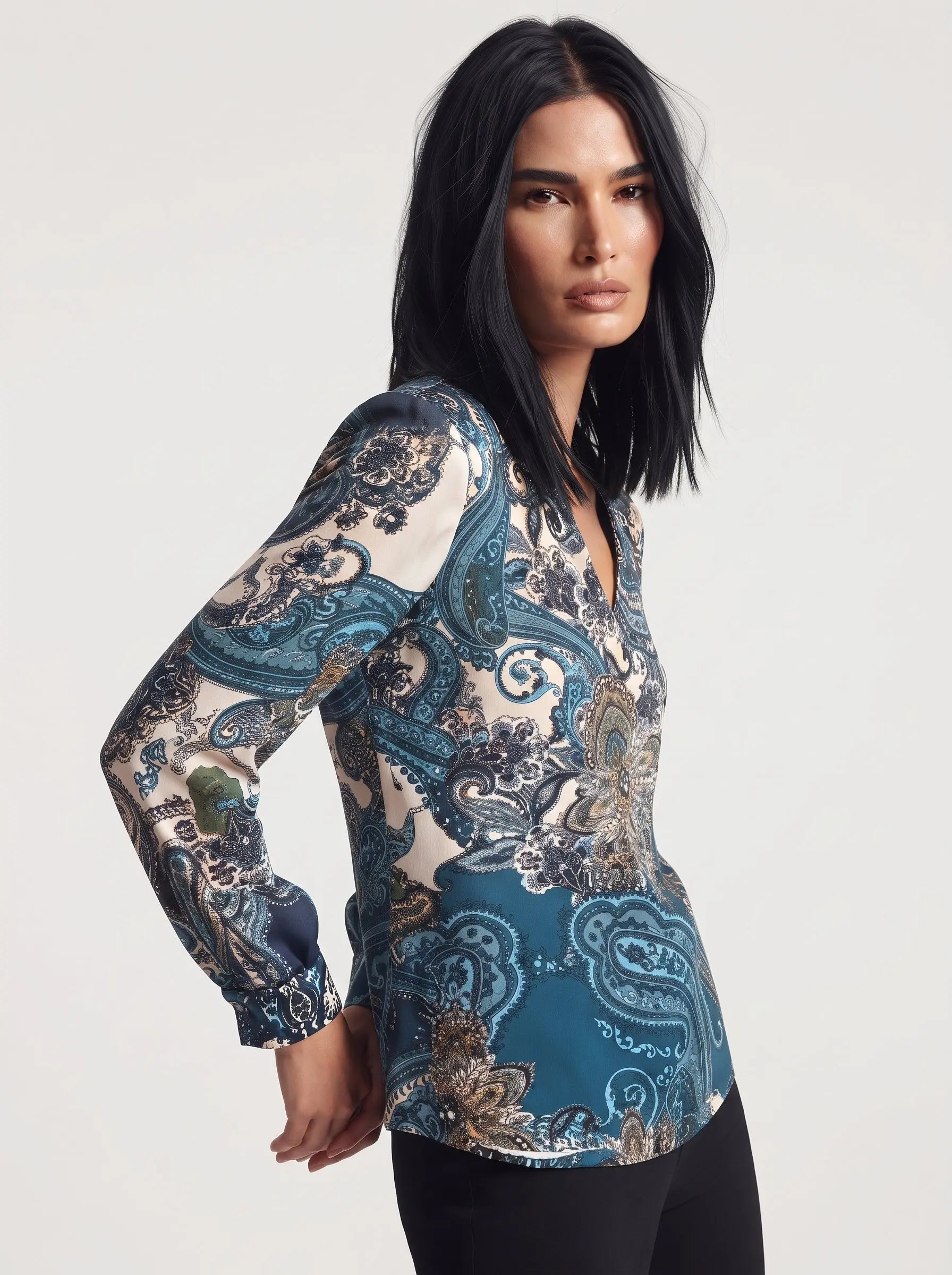 Blusa scollo a V DORABELLA
