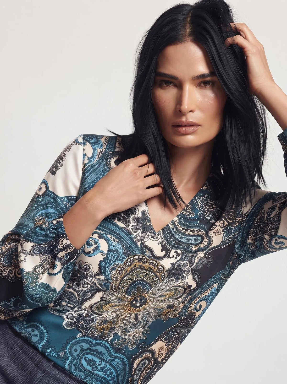 Blusa scollo a V DORABELLA