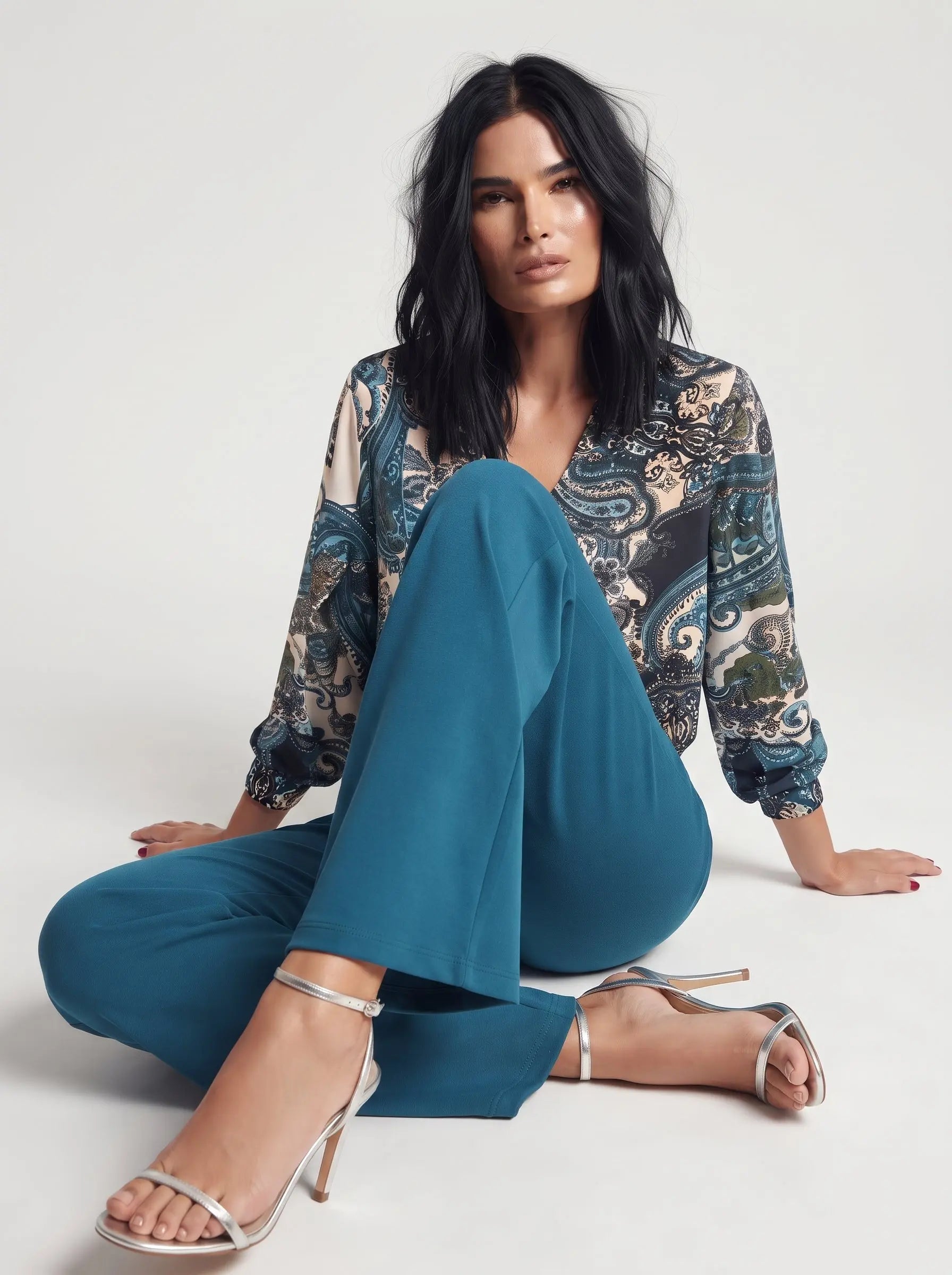 Blusa scollo a V DORABELLA