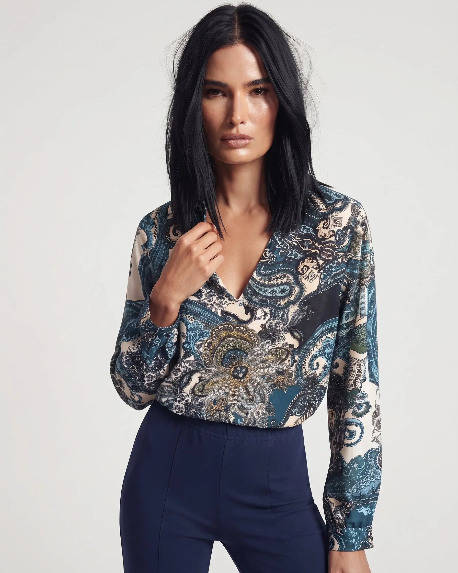 Blusa scollo a V DORABELLA