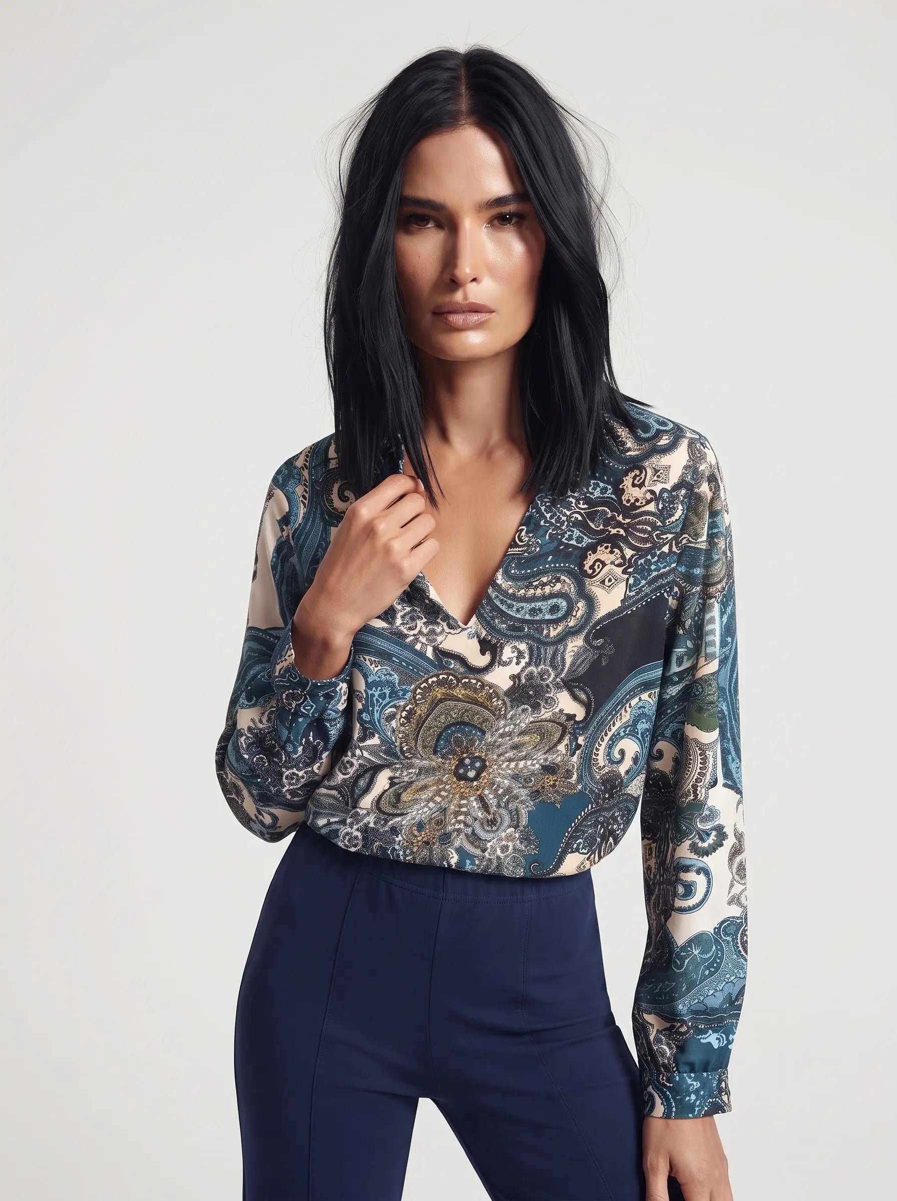 Blusa scollo a V DORABELLA