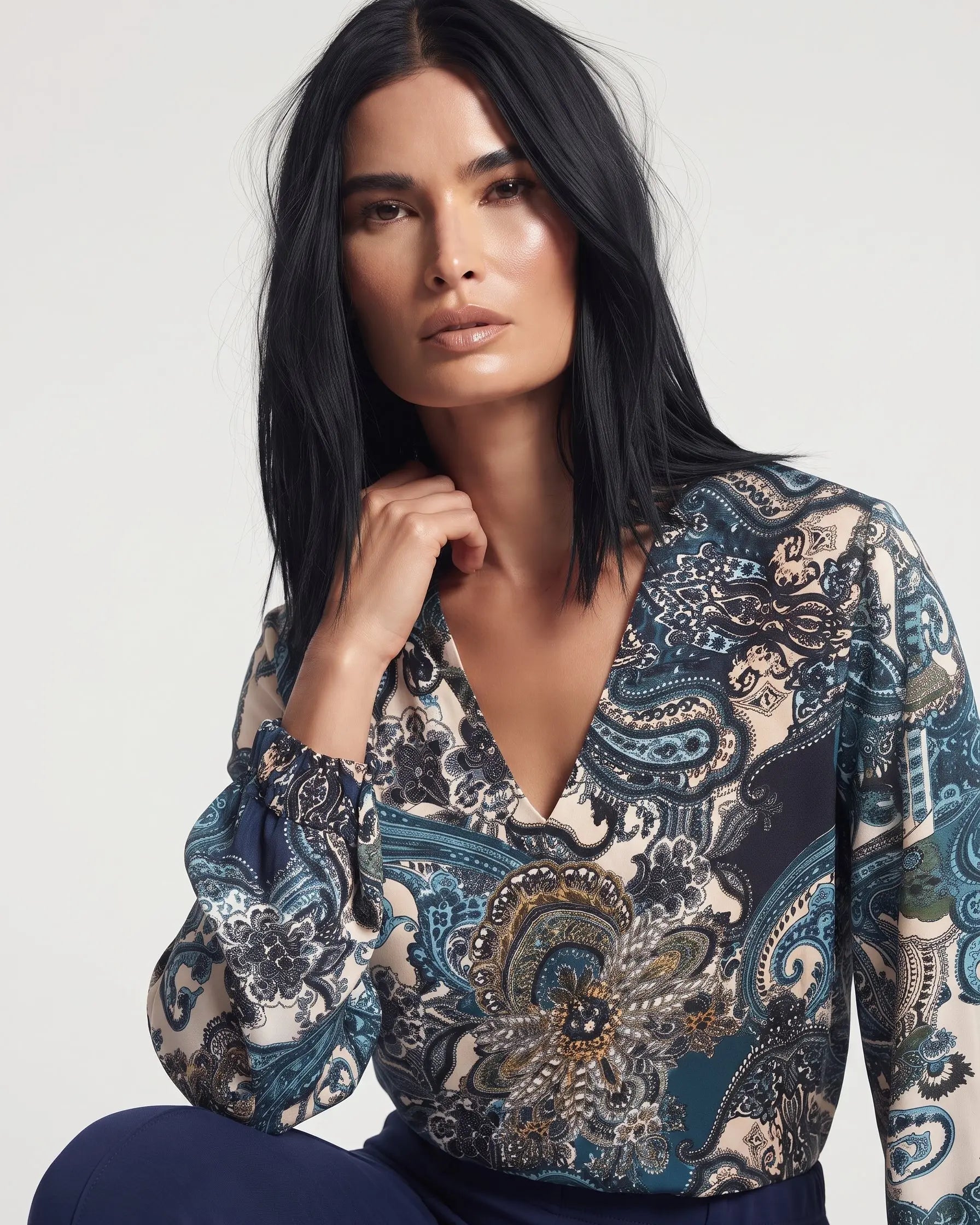 Blusa scollo a V DORABELLA